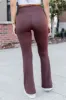 Believe In Yourself Brown Flare Leggings FINAL SALE sold by Pink Lily