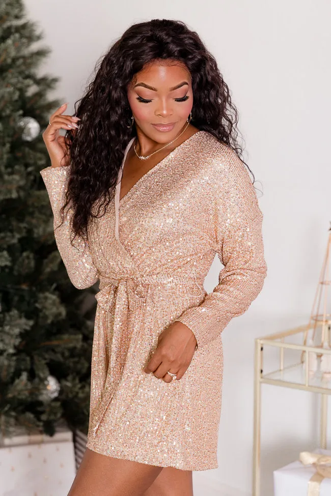 End Game Gold Sequin Romper FINAL SALE sold by Pink Lily product image thumbnail 5