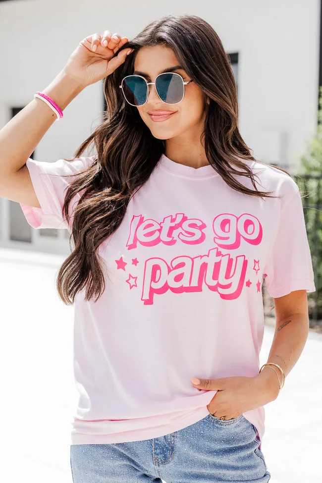 Let's Go Party Blossom Comfort Color Graphic Tee sold by Pink Lily