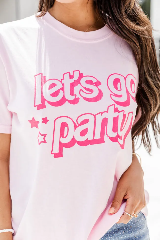 Let's Go Party Blossom Comfort Color Graphic Tee sold by Pink Lily product image thumbnail 3