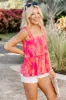 Besides The Fact Pink Printed Tank FINAL SALE sold by Pink Lily