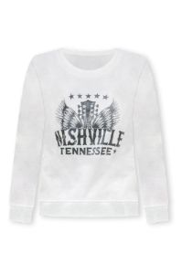 Nashville Wings Ash Graphic Sweatshirt FINAL SALE sold by Pink Lily