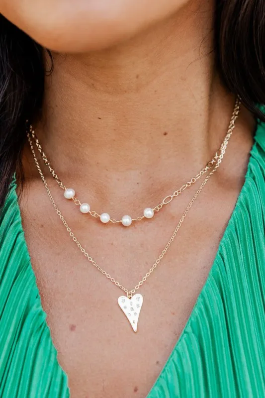Can't Get Any Better Heart Layering Necklace FINAL SALE sold by Pink Lily