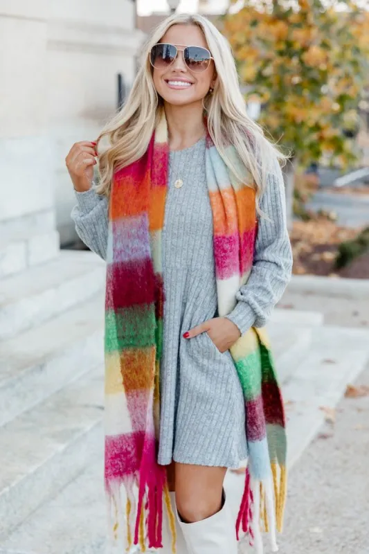 Easily Impressed Brushed Grey Long Sleeve Mini Dress sold by Pink Lily