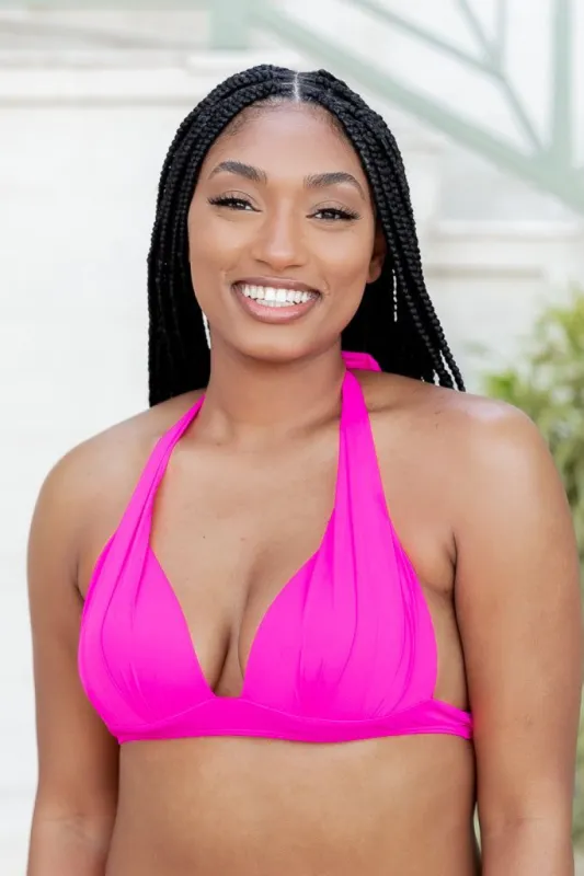 Sunshine On My Mind Magenta Bikini Top FINAL SALE sold by Pink Lily