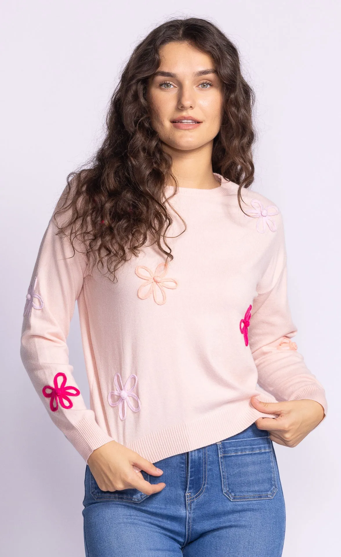 Evie Sweater - Pink sold by Pink Martini product image thumbnail 3