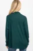 PinkBlush Forest Green Draped Wrap Nursing Top sold by Pinkblush