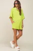 Lime Collared Front Button Maternity Romper sold by Pinkblush