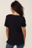 Black Basic Tee sold by Pinkblush