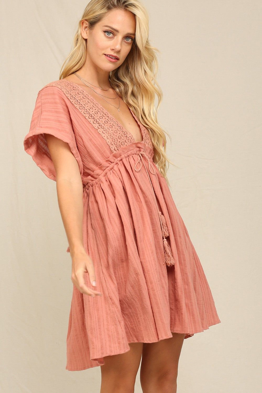 Clay Flowy Dress sold by Pinkblush product image thumbnail 2