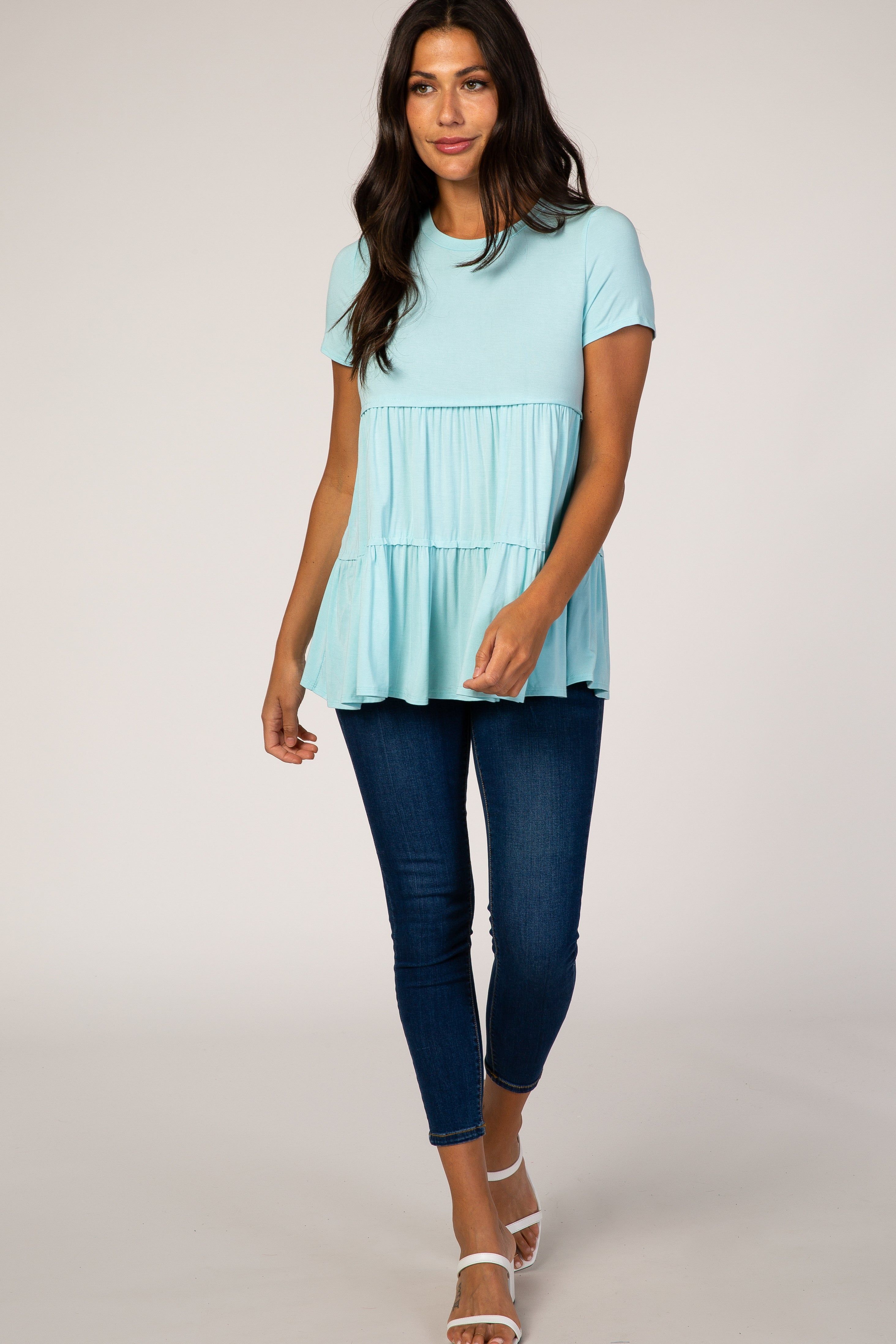 Mint Tiered Top sold by Pinkblush product image thumbnail 4