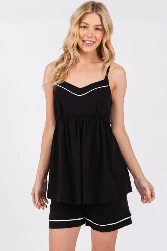 Black  Drop Front Nursing Set sold by Pinkblush