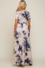 Taupe Floral Maternity Wrap Dress sold by Pinkblush