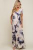 Taupe Floral Maternity Wrap Dress sold by Pinkblush