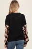 Black Sleeve Crochet Maternity Cardigan sold by Pinkblush