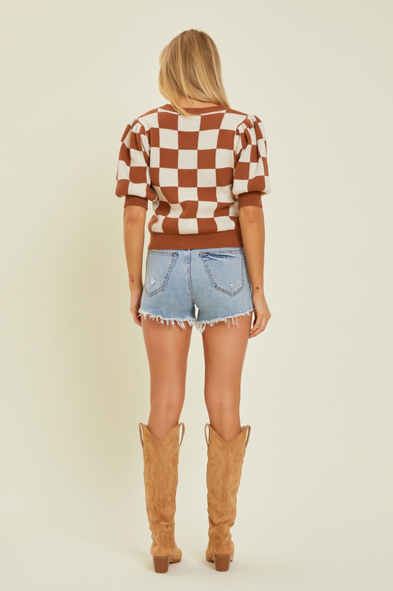 Camel Knit Top sold by Pinkblush product image thumbnail 4