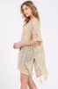 Cream Crochet Knit Swim Cover Up sold by Pinkblush
