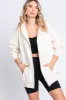 Cream Hooded Jacket sold by Pinkblush