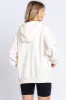 Cream Hooded Jacket sold by Pinkblush