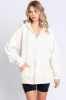 Cream Hooded Jacket sold by Pinkblush