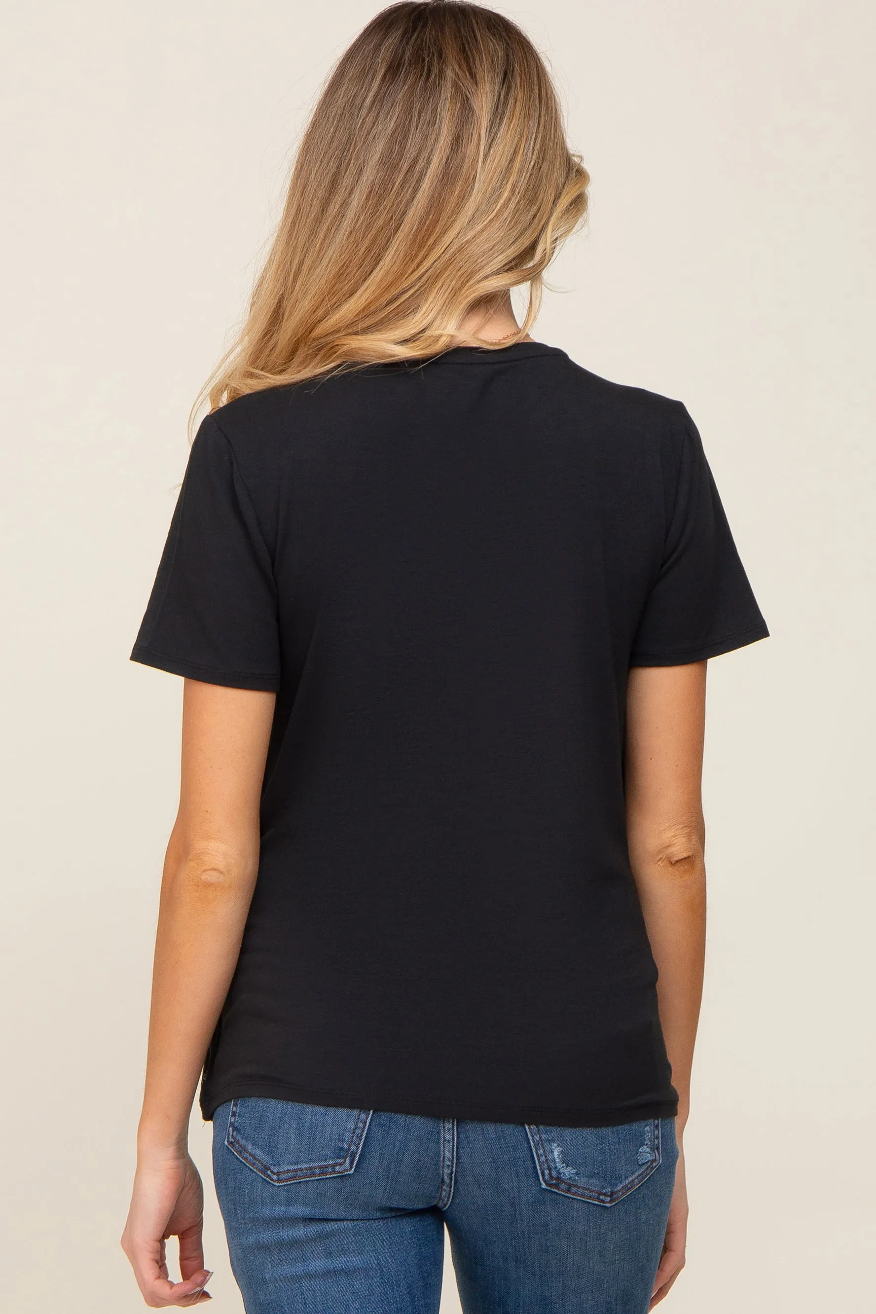 Black Bravado Designs Short Sleeve Nursing Top sold by Pinkblush product image thumbnail 3