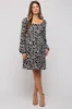 Black Floral Long Sleeve Maternity Dress sold by Pinkblush