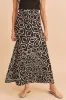 Black Printed Skirt sold by Pinkblush