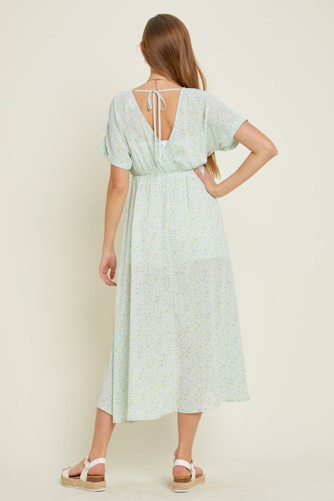 Mint Ditsy Floral Midi Cover Up sold by Pinkblush product image thumbnail 3