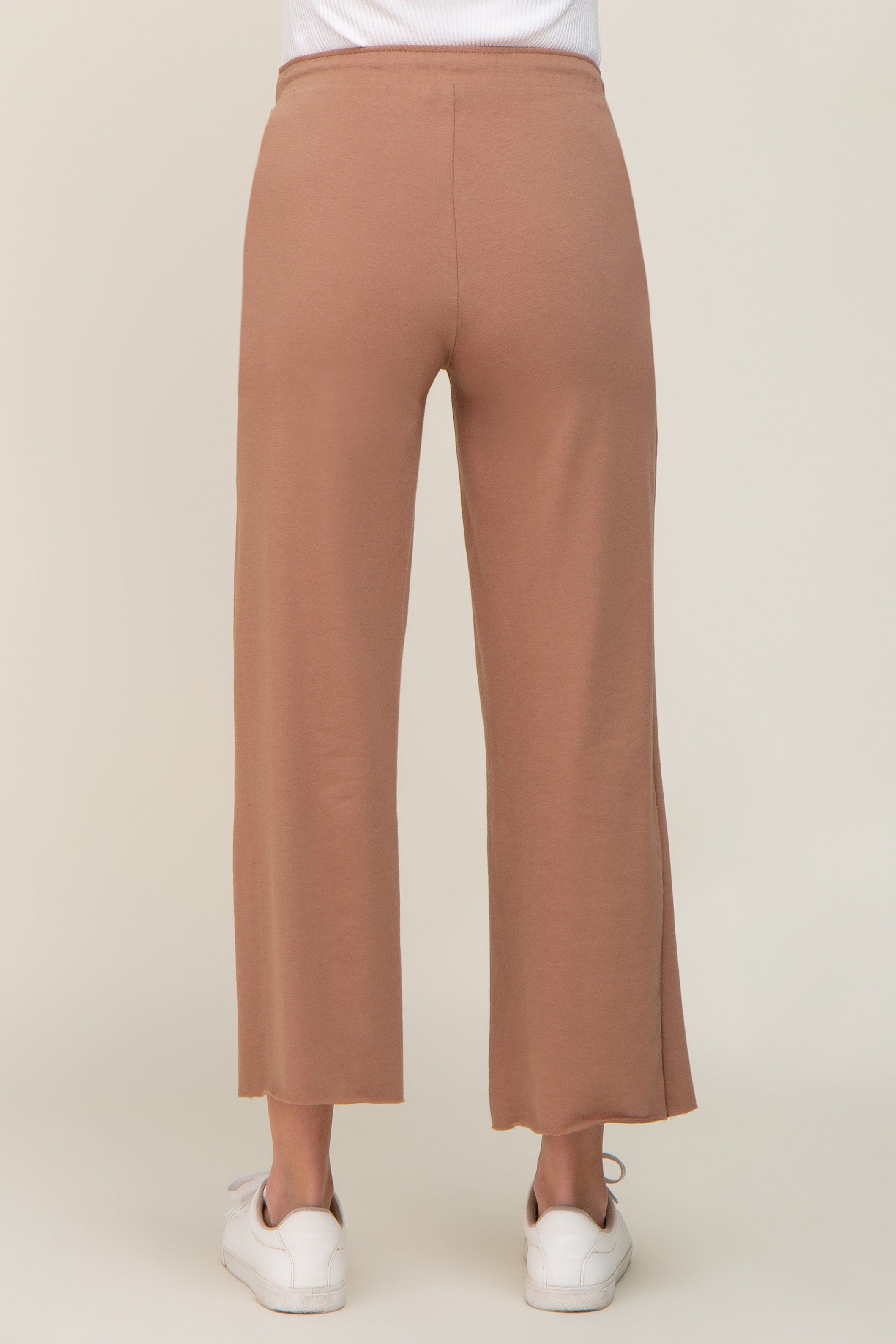 Mocha Basic Drawstring Waist Maternity Lounge Pants sold by Pinkblush product image thumbnail 4