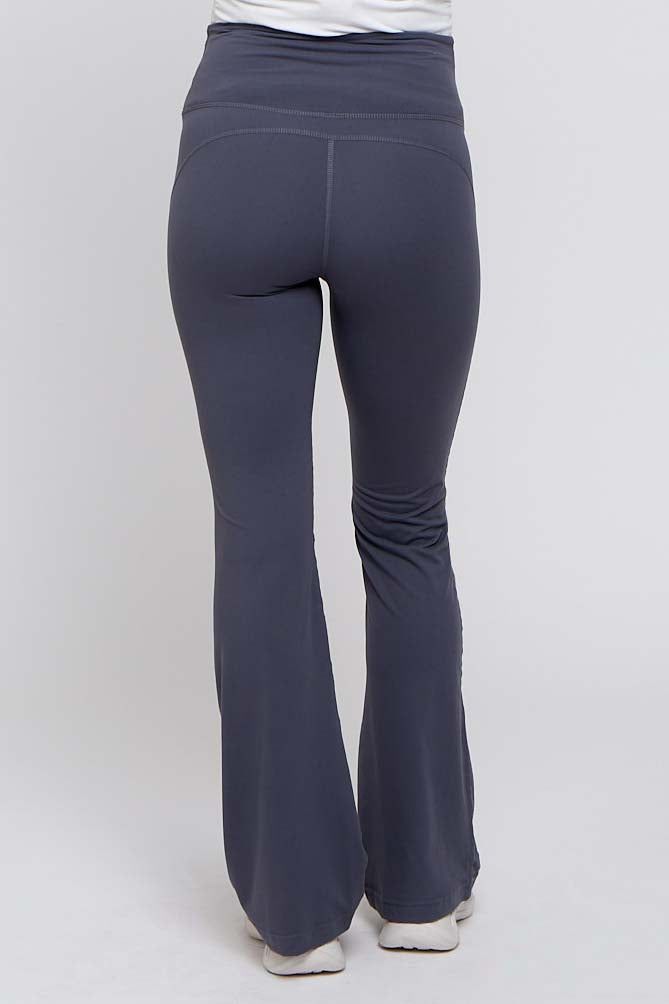 Grey Maternity Flared Leggings sold by Pinkblush product image thumbnail 4