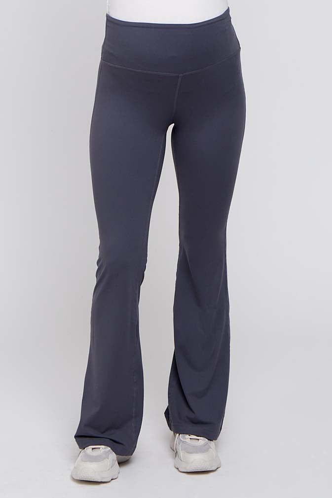 Grey Maternity Flared Leggings sold by Pinkblush product image thumbnail 2