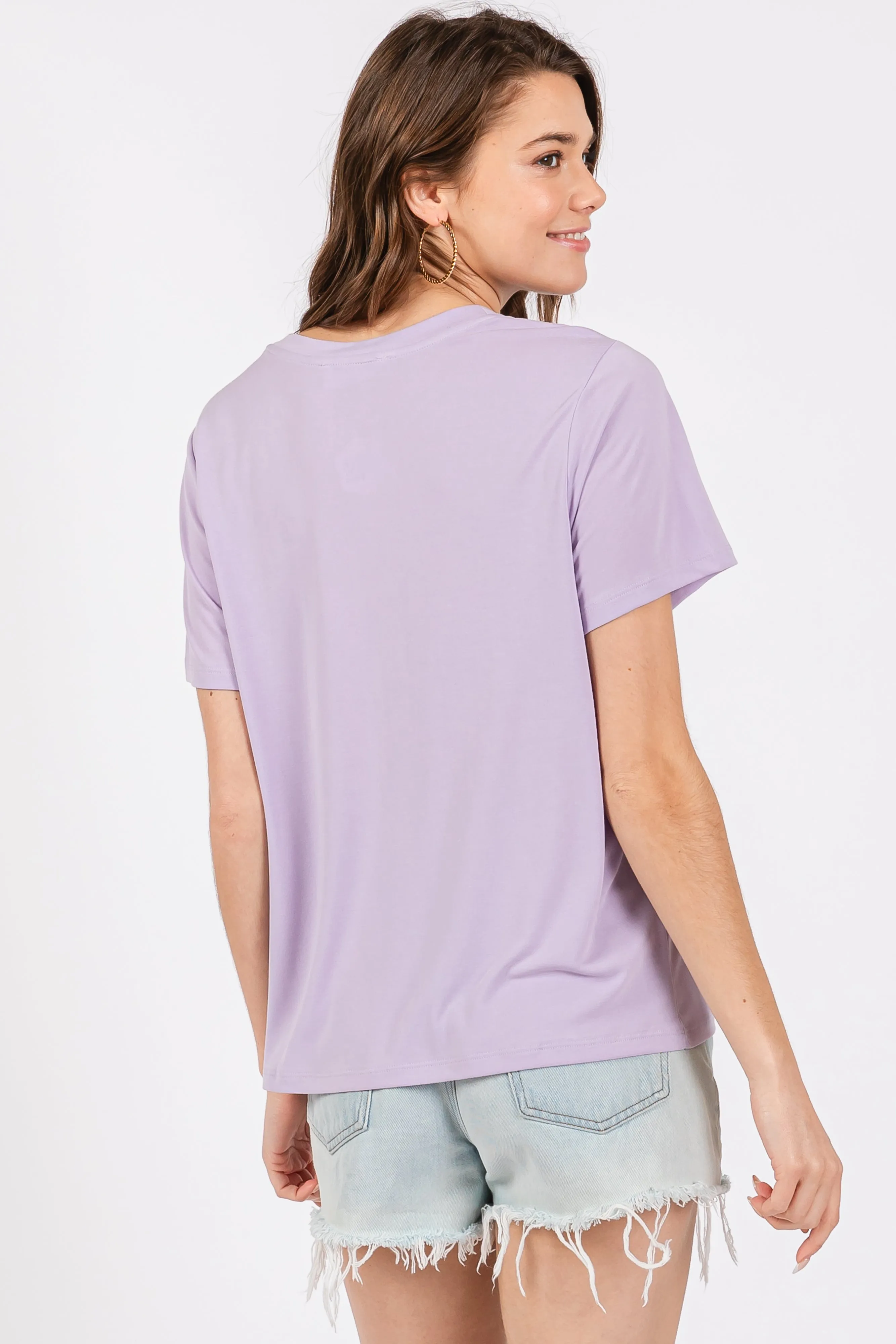 Lavender Dolman Sleeve Top sold by Pinkblush product image thumbnail 3