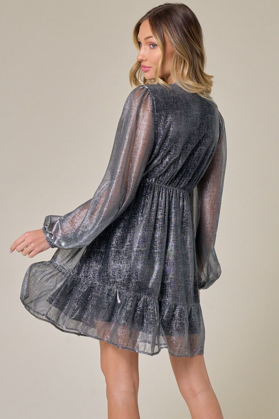 Black O-Ring Detail Dress sold by Pinkblush product image thumbnail 3