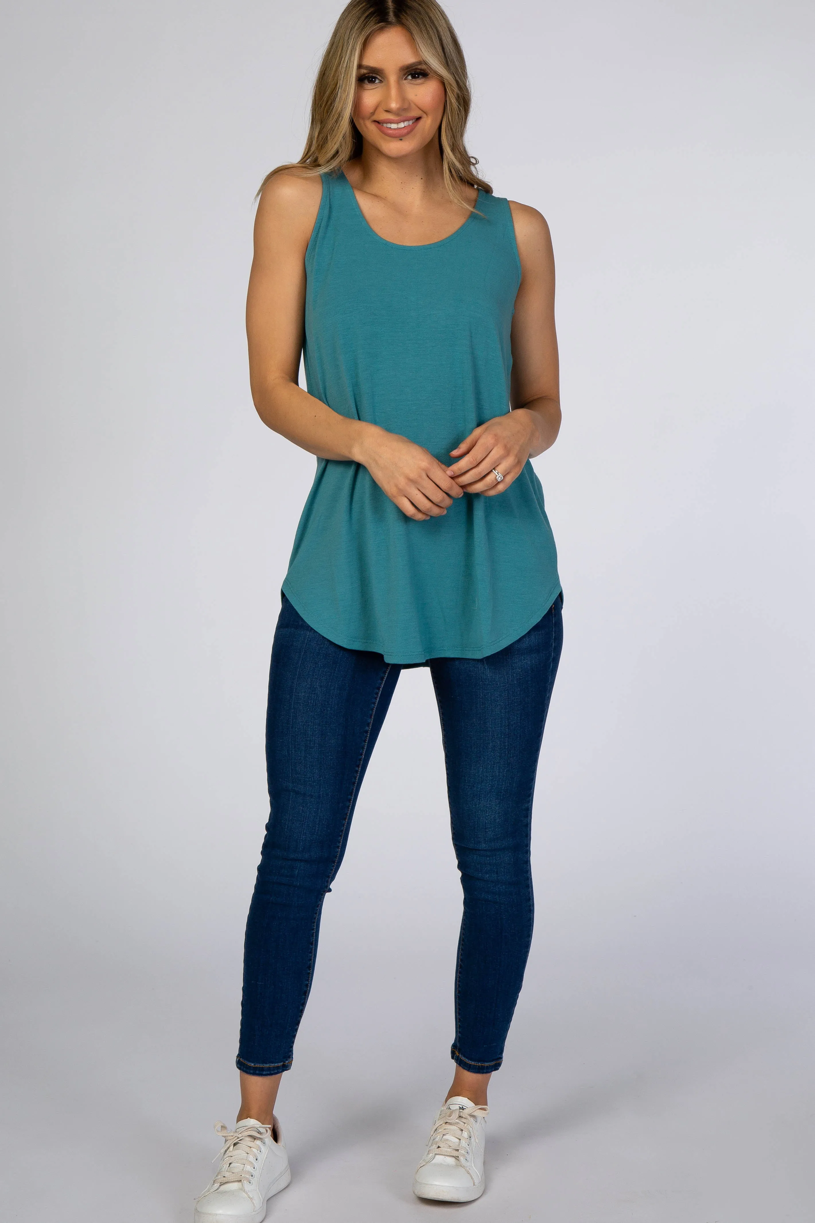 Jade Basic Sleeveless Top sold by Pinkblush product image thumbnail 4