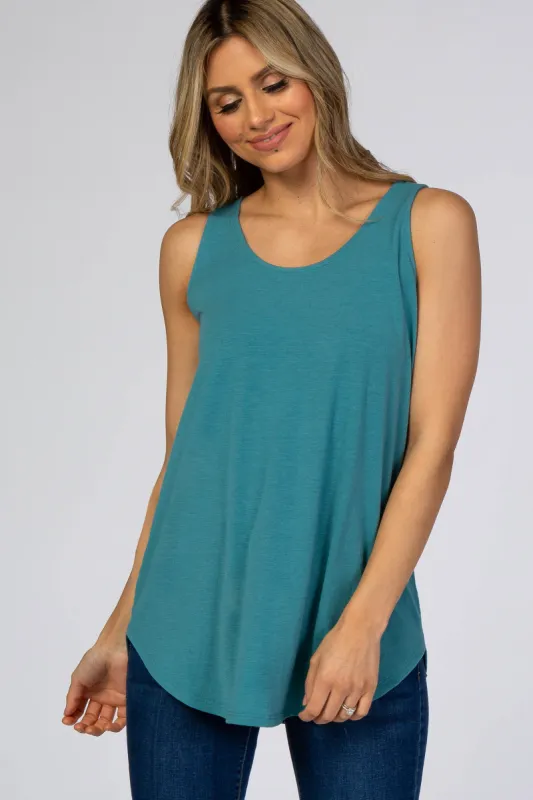 Jade Basic Sleeveless Top sold by Pinkblush