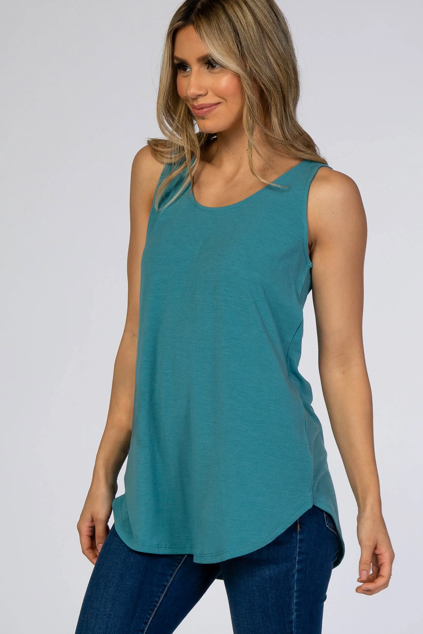 Jade Basic Sleeveless Top sold by Pinkblush product image thumbnail 2
