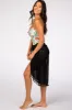 Black Chiffon Tassel Trim Wrap Cover Up sold by Pinkblush