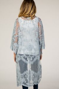 Light Blue Mesh Lace Maternity Cover Up sold by Pinkblush