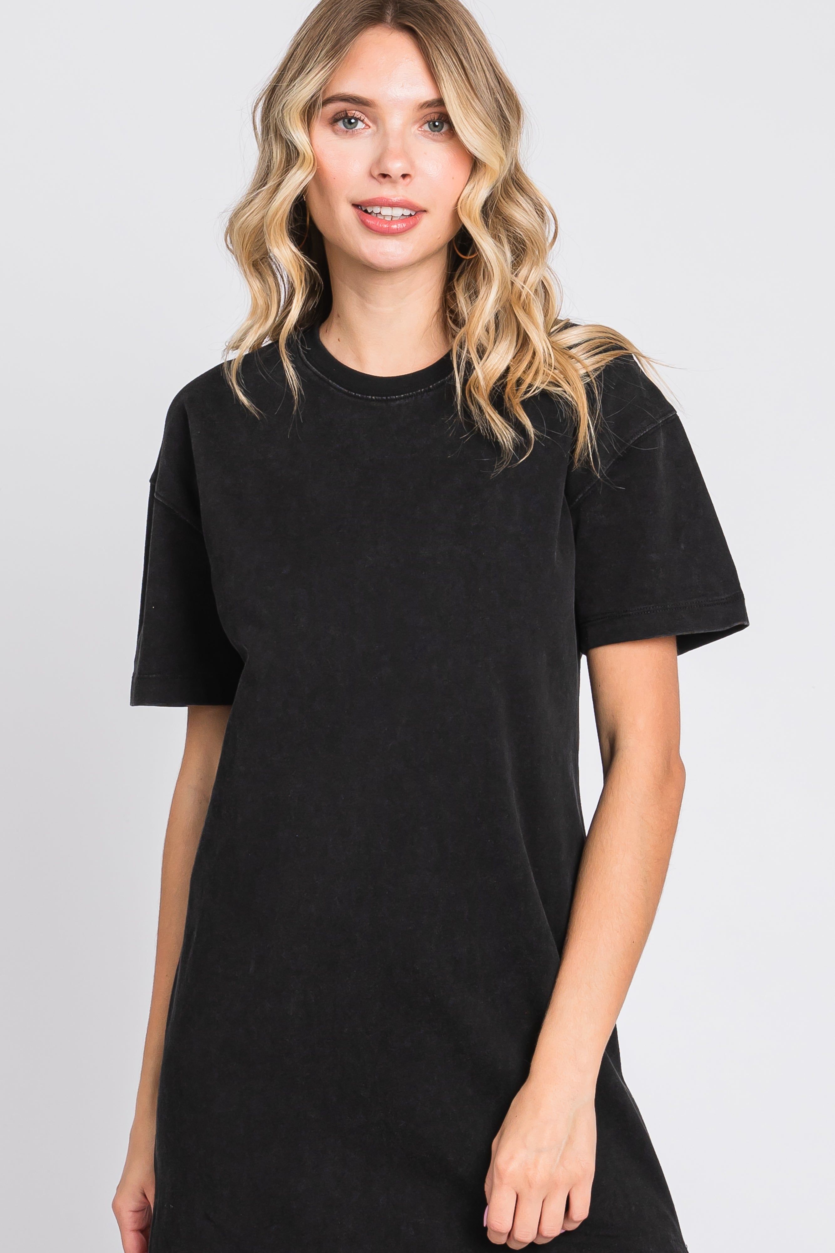 Charcoal T-Shirt Midi Dress sold by Pinkblush product image thumbnail 5