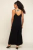 Black Basic Cropped Wide Leg Jumpsuit sold by Pinkblush