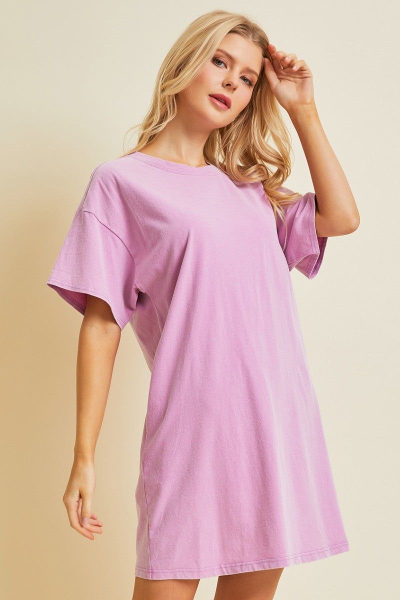Pink Short Sleeve Side Pocket Maternity Dress sold by Pinkblush product image thumbnail 4