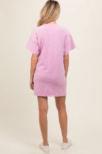 Pink Short Sleeve Side Pocket Maternity Dress sold by Pinkblush