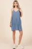 Blue Chambray Front Pocket Maternity Dress sold by Pinkblush