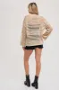 Taupe Open-Knit Sweater Pullover sold by Pinkblush