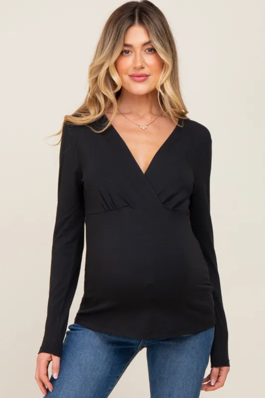 Black Bravado Designs Long Sleeve Nursing Top sold by Pinkblush