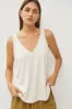 Beige V-Neck Maternity Tank Top sold by Pinkblush