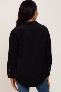 Black Reversible Shirt Jacket sold by Pinkblush