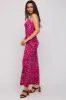 Magenta Floral Maxi Dress sold by Pinkblush