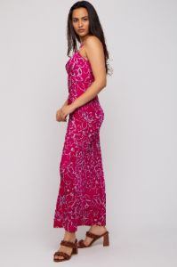 Magenta Floral Maxi Dress sold by Pinkblush