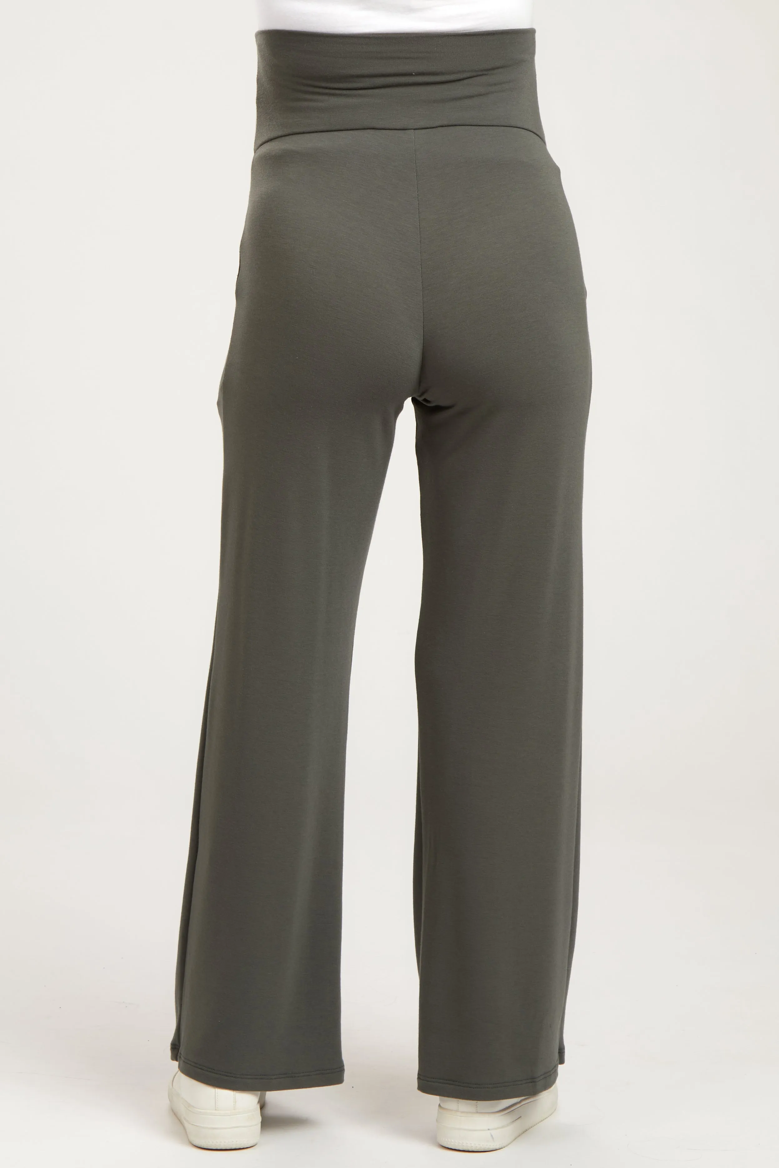 Gray Maternity Yoga Pants sold by Pinkblush product image thumbnail 4